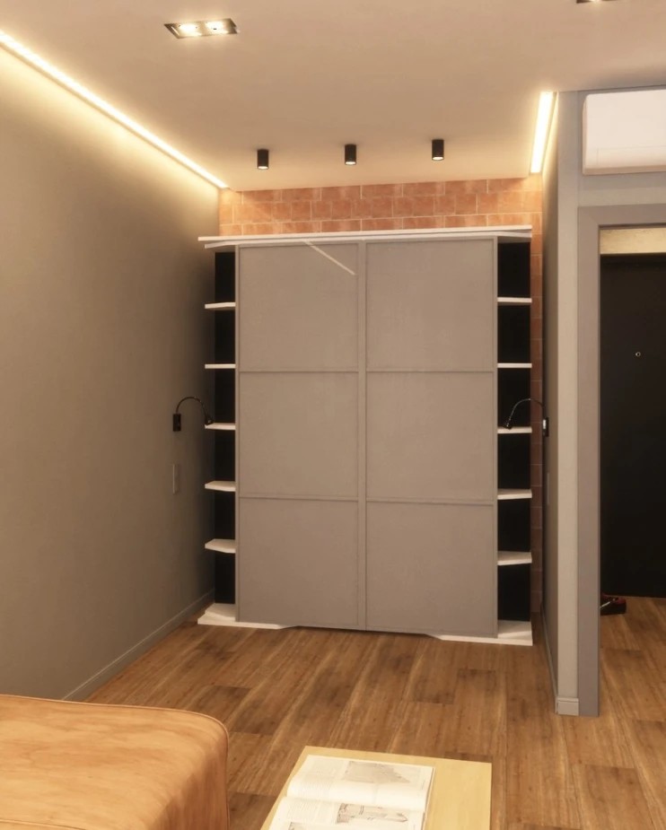 Квартира в Санкт-Петербурге 34 кв.м. Стиль Лофт