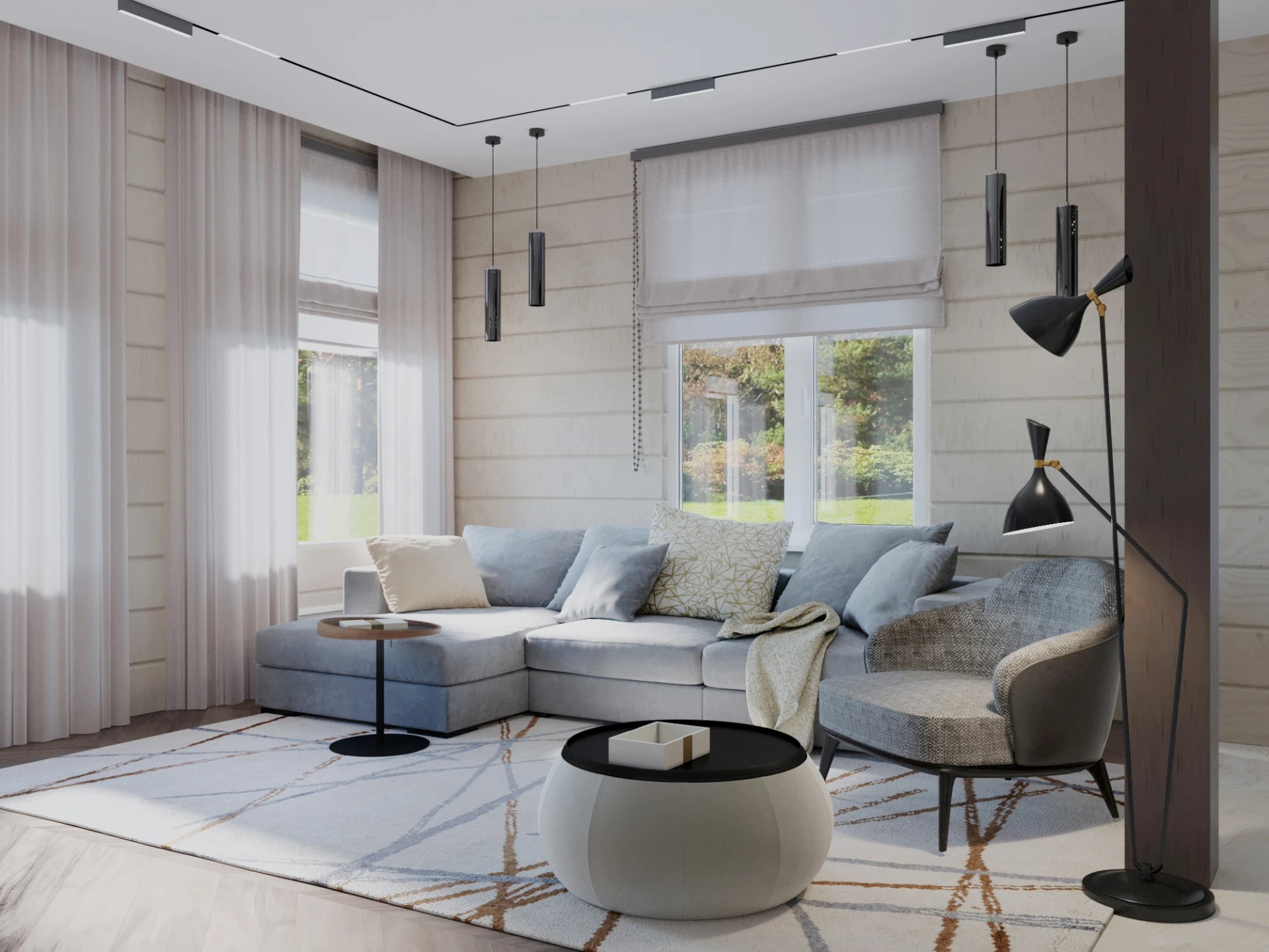 2-х этажный загородный дом ЛО, КП Финский Бриз