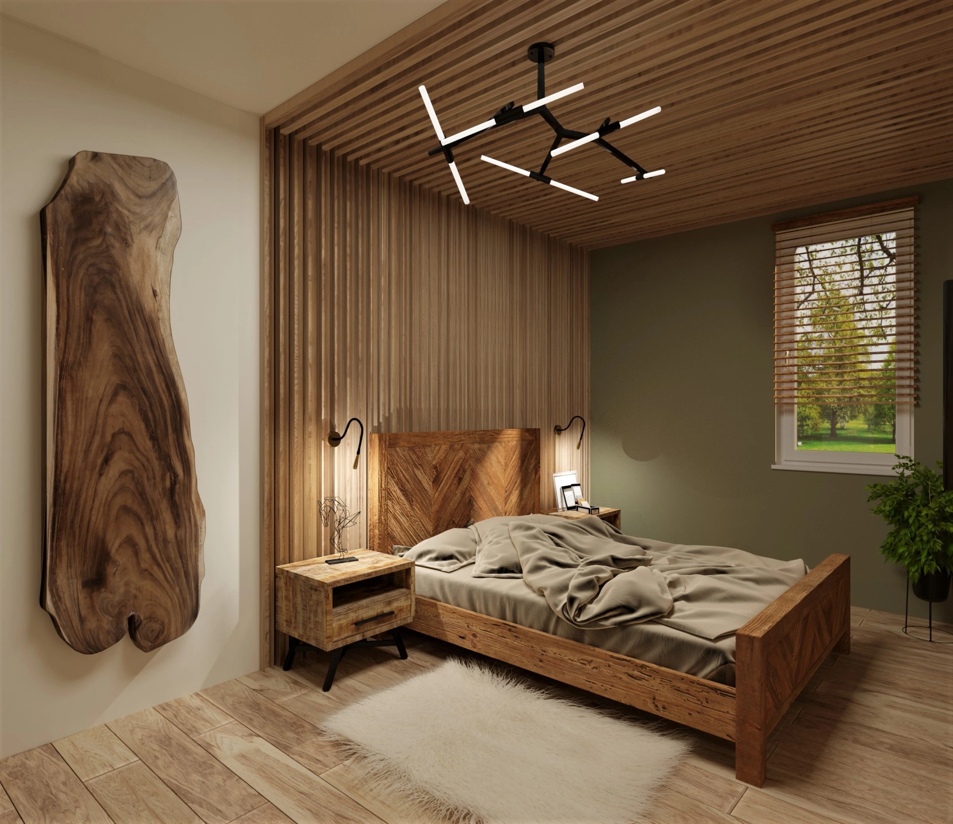 г. Ломоносов, Загородный дом, спальня