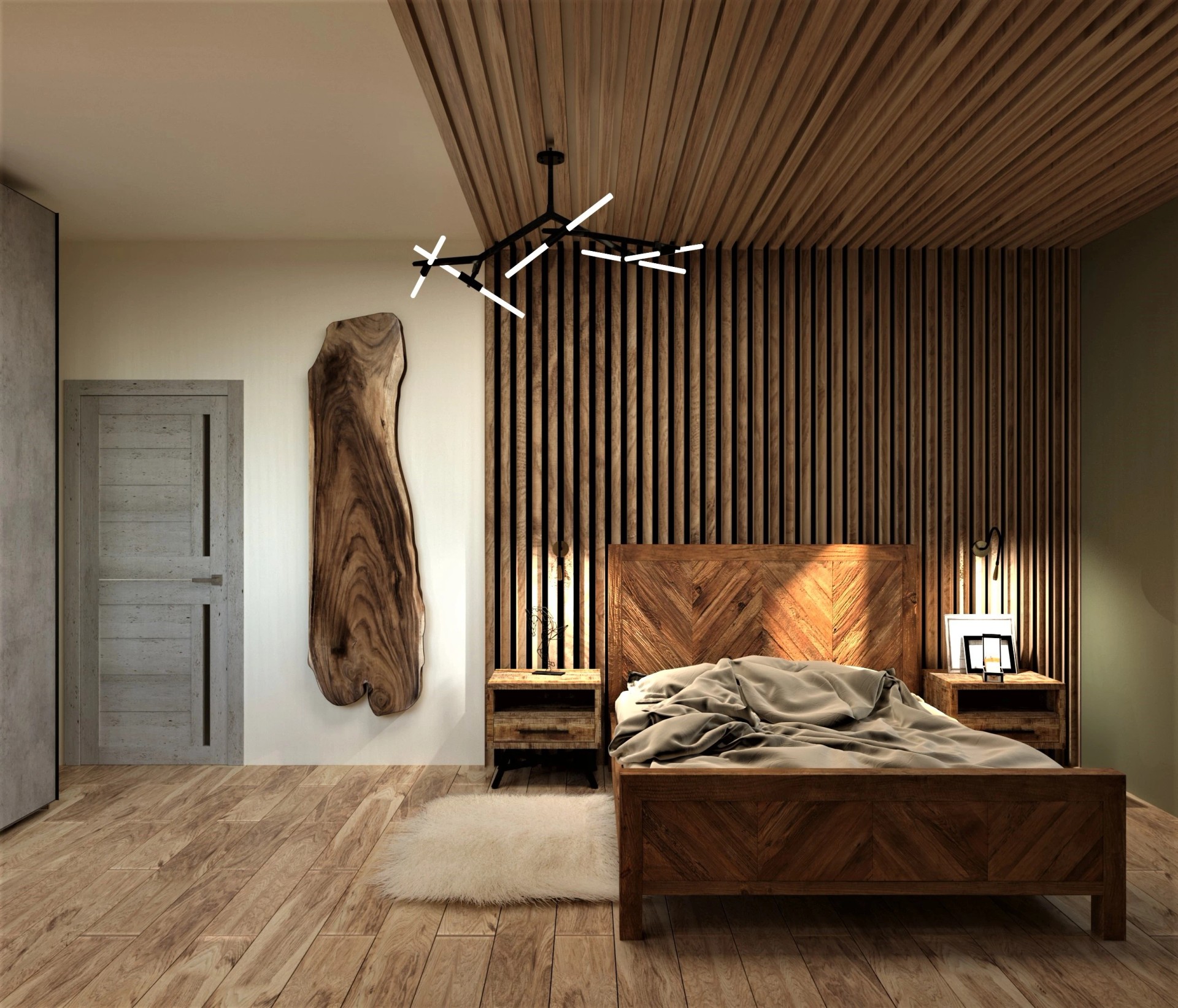 г. Ломоносов, Загородный дом, спальня