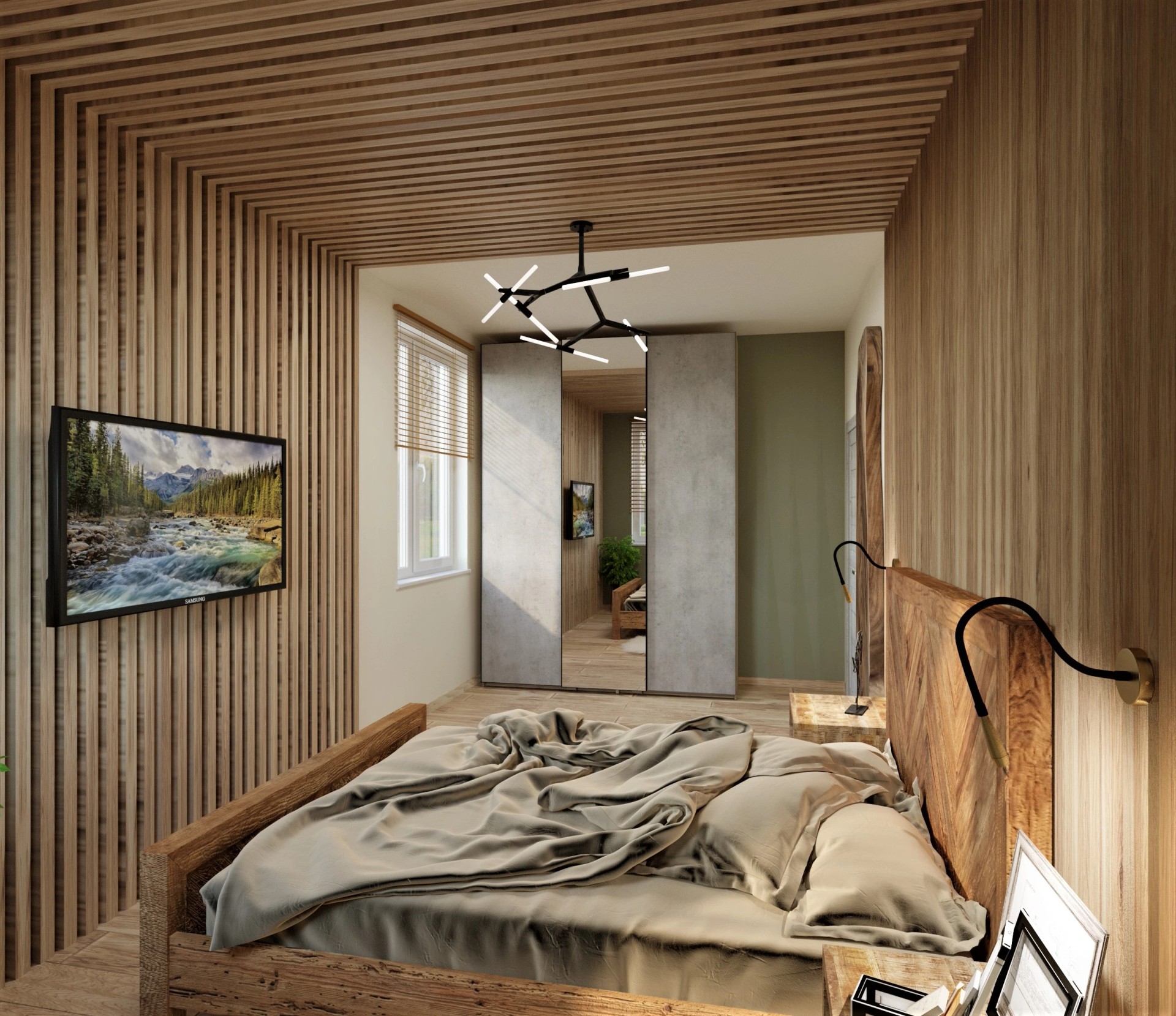 г. Ломоносов, Загородный дом, спальня