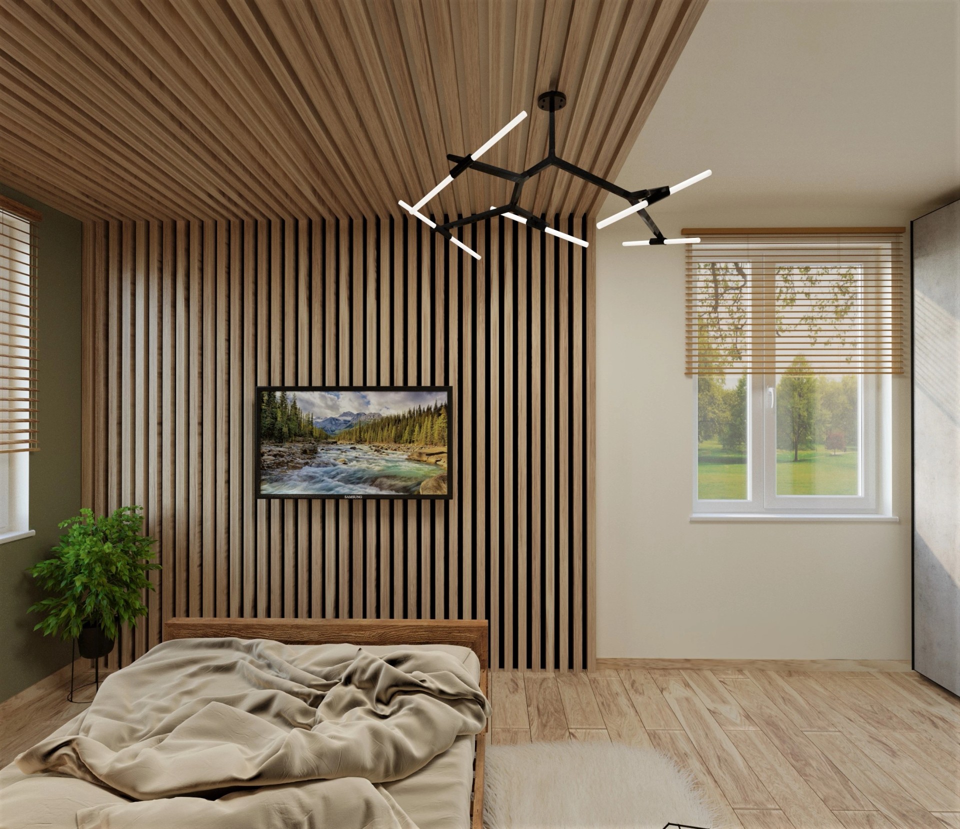 г. Ломоносов, Загородный дом, спальня