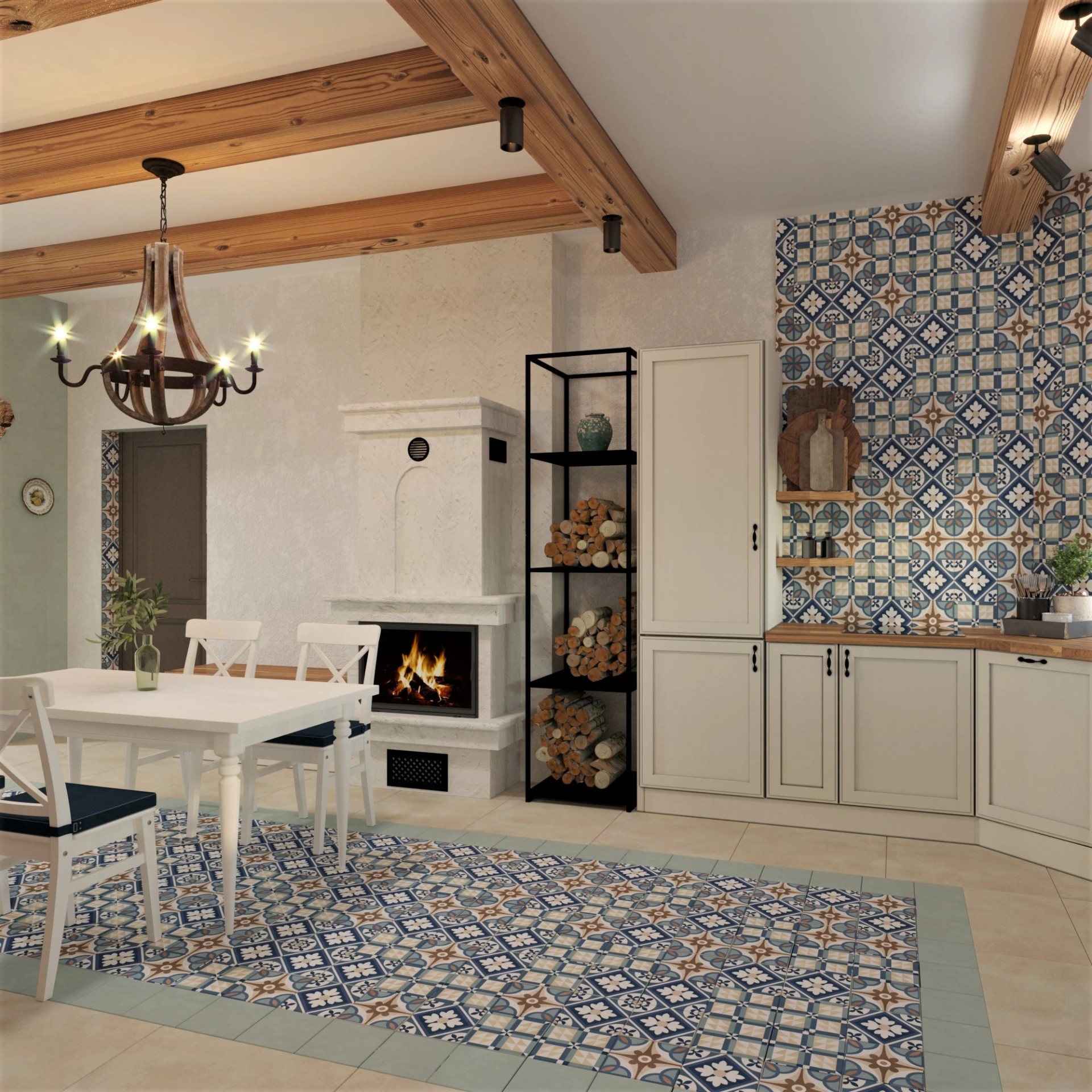 г. Москва, Загородный дом в средиземноморском стиле