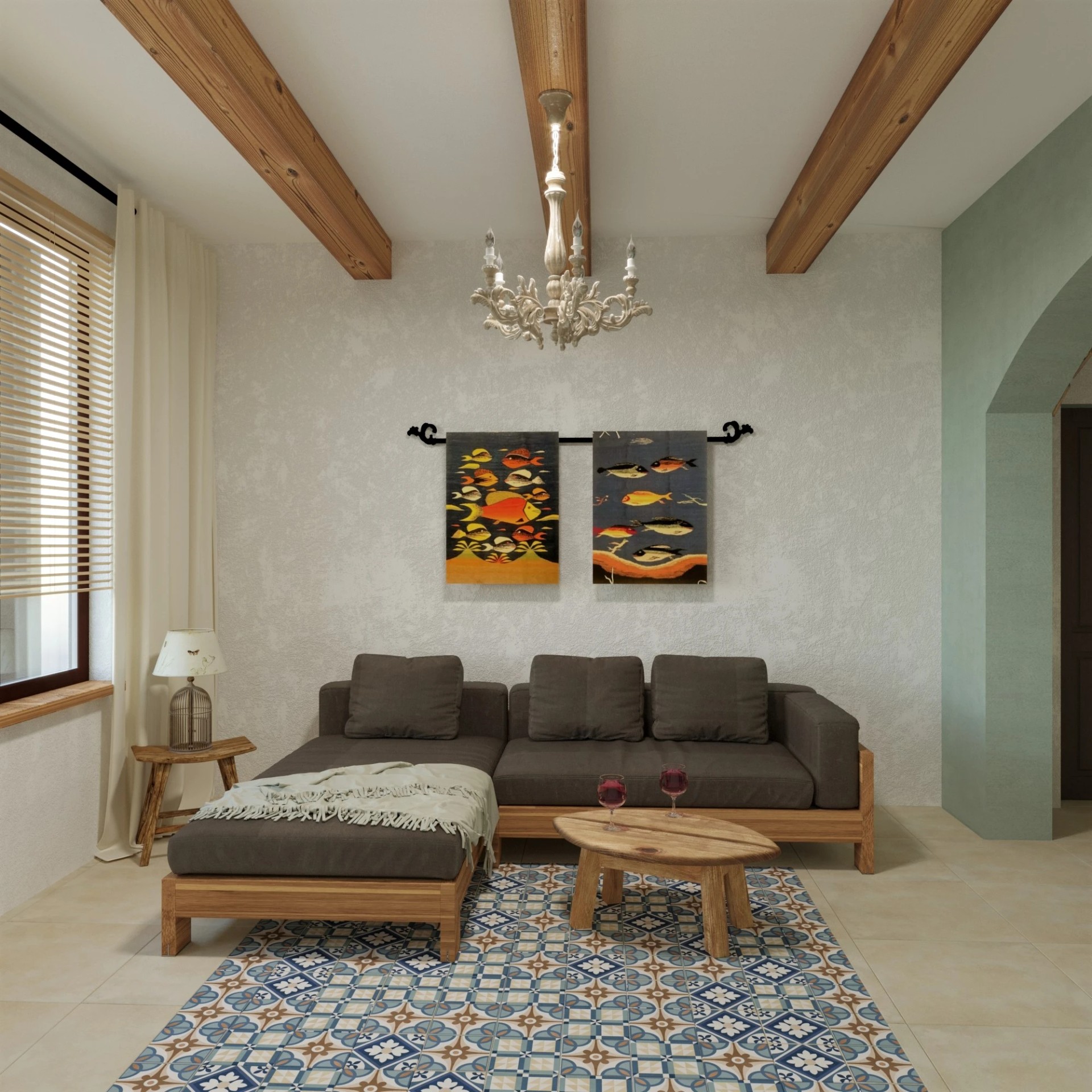 г. Москва, Загородный дом в средиземноморском стиле