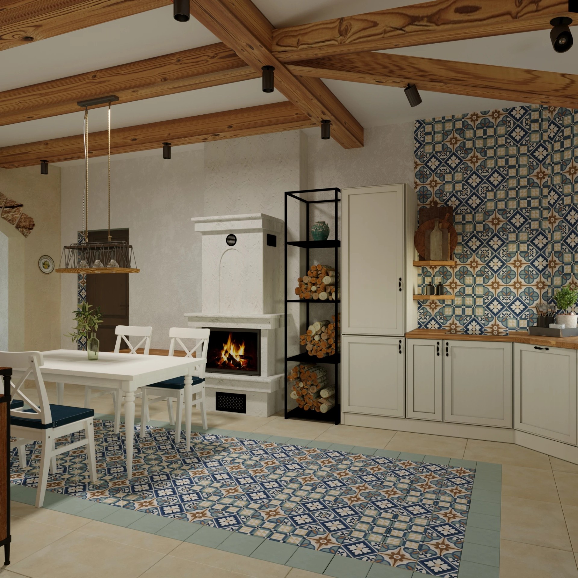 г. Москва, Загородный дом в средиземноморском стиле