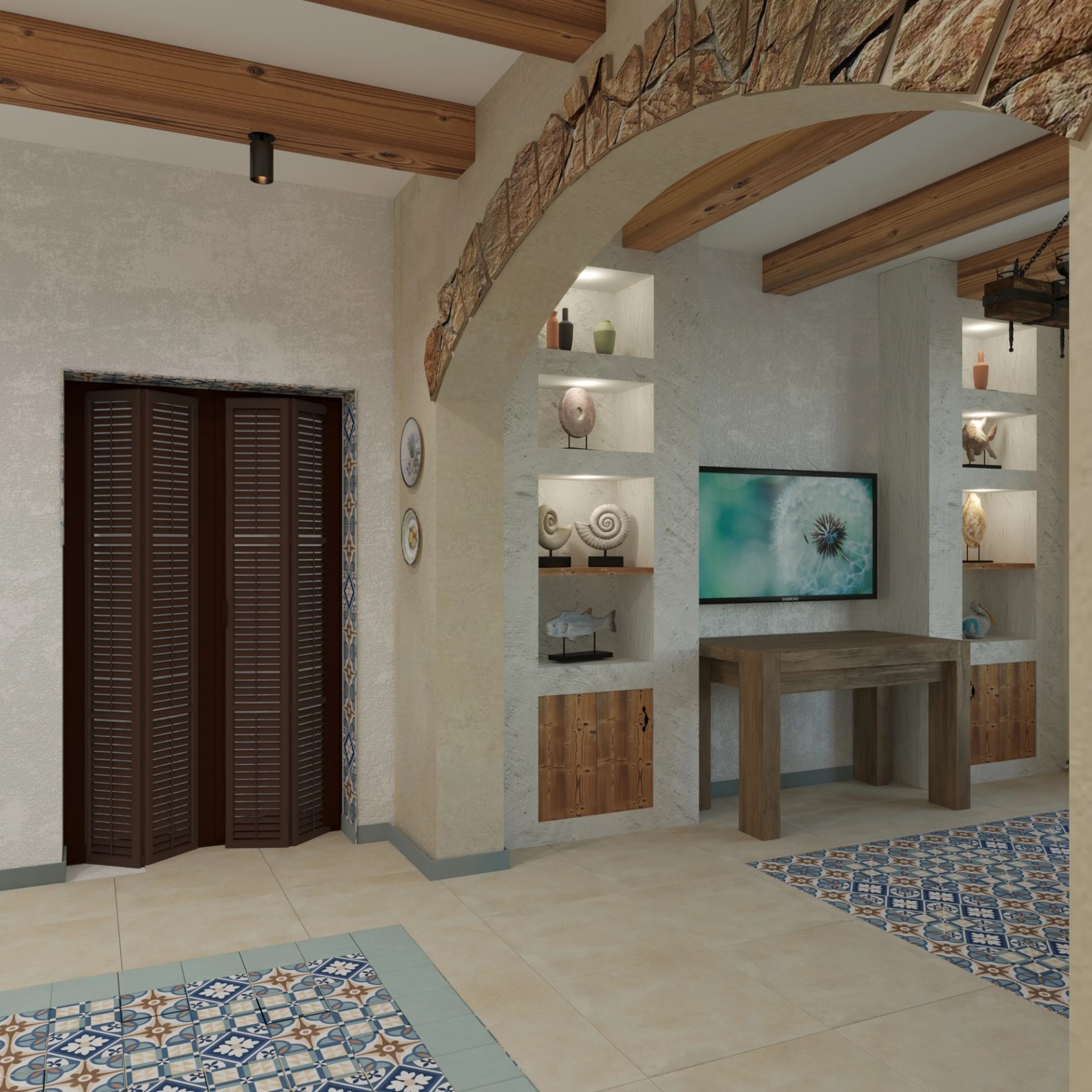 г. Москва, Загородный дом в средиземноморском стиле