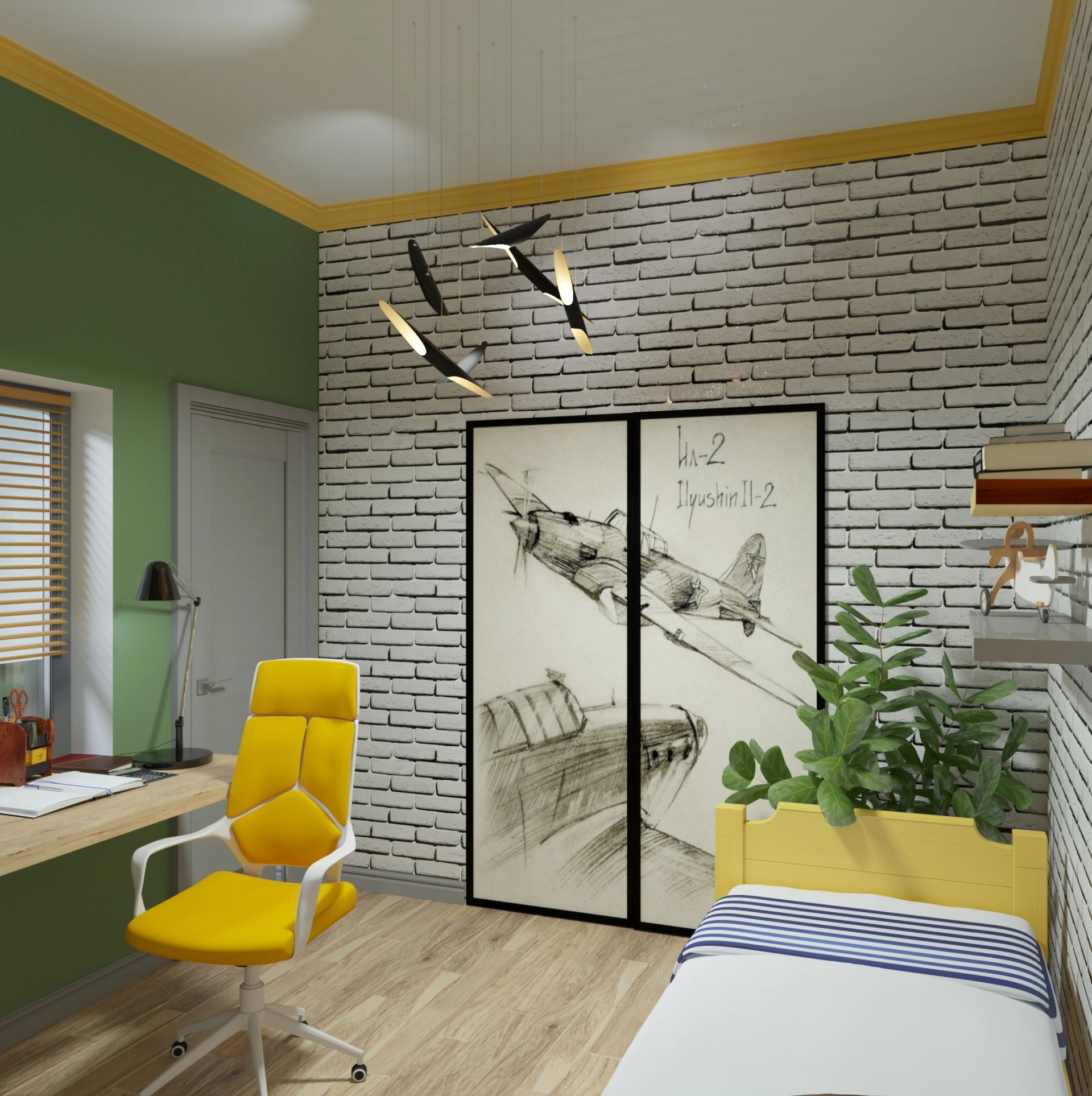 г. Санкт-Петербург, Невский пр. Из одной комнаты - две для мальчишек