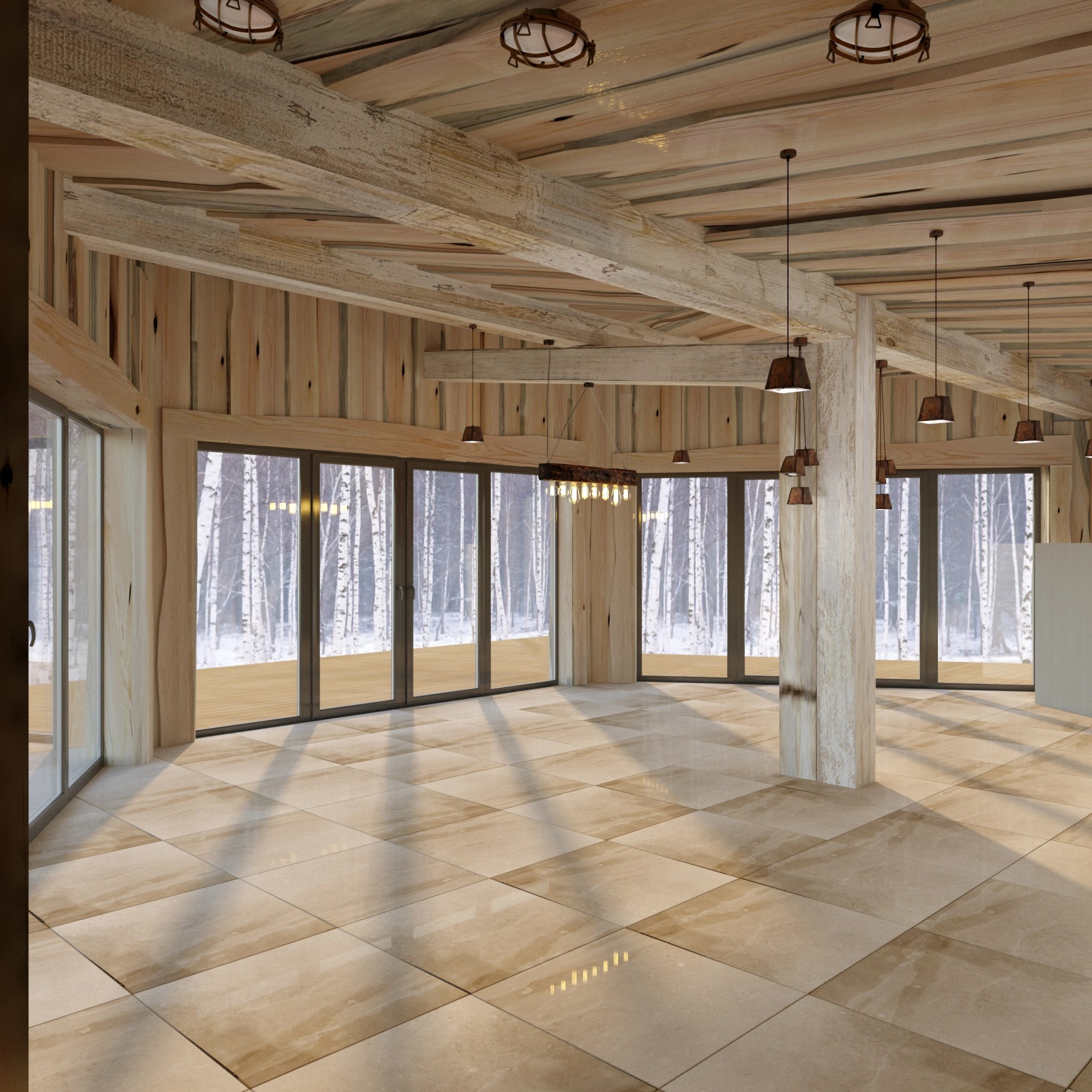 П. ХИТТОЛОВО, ПАРНАЯ, БАННЫЙ КОМПЛЕКС, КАМИННЫЙ ЗАЛ