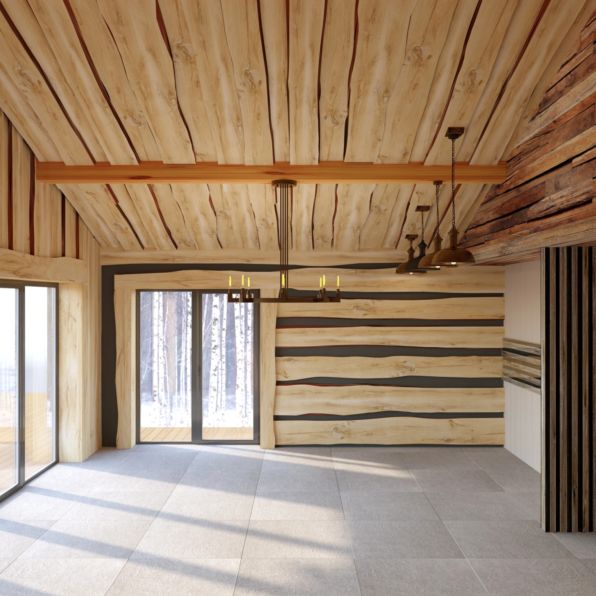 П. ХИТТОЛОВО, ПАРНАЯ, БАННЫЙ КОМПЛЕКС, КАМИННЫЙ ЗАЛ