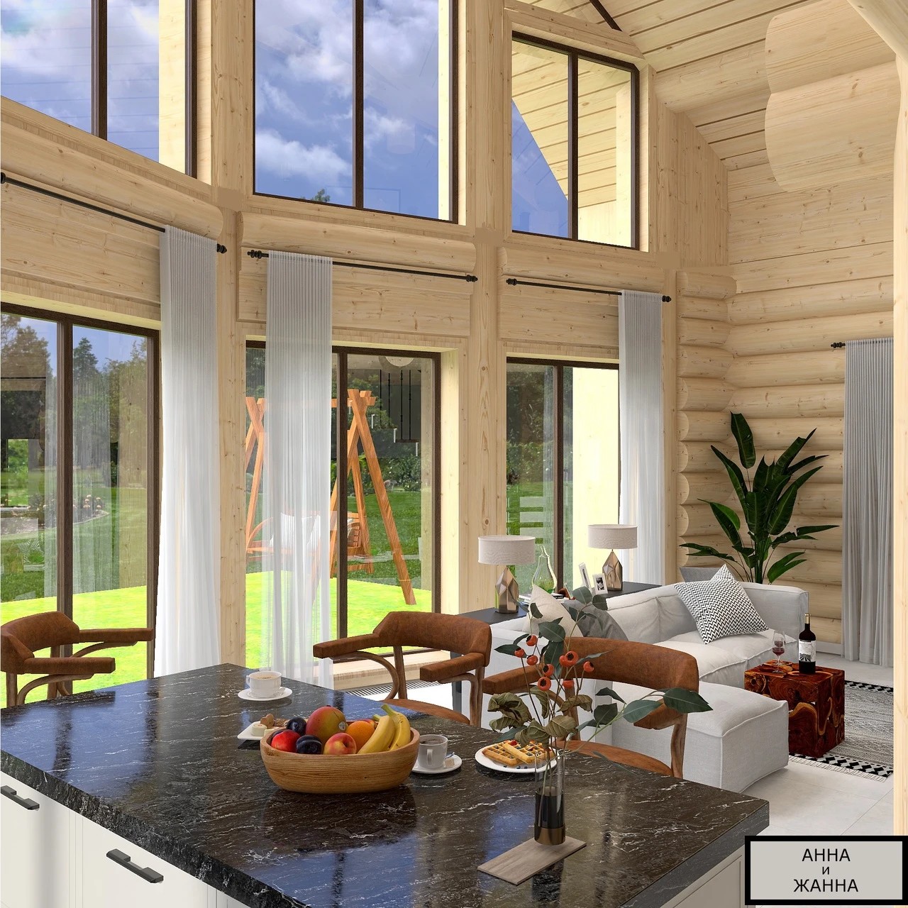 Дом из брёвен