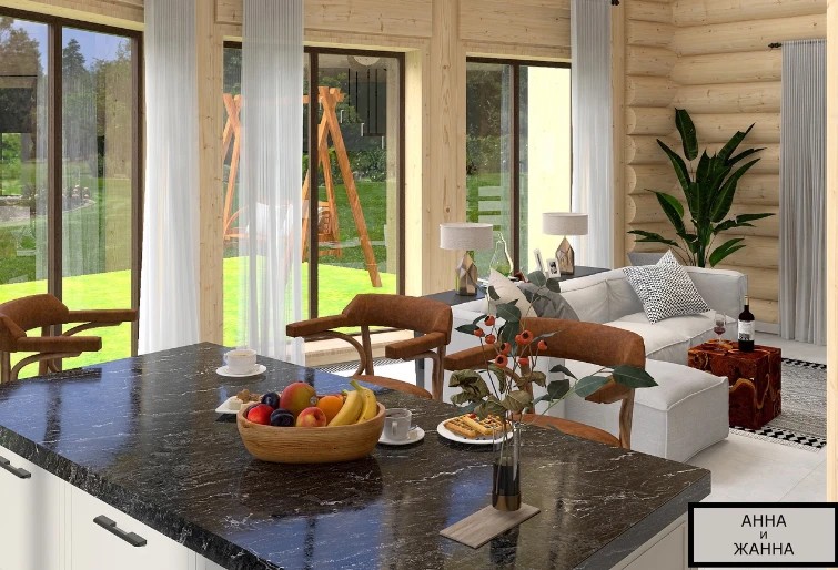 Дом из брёвен