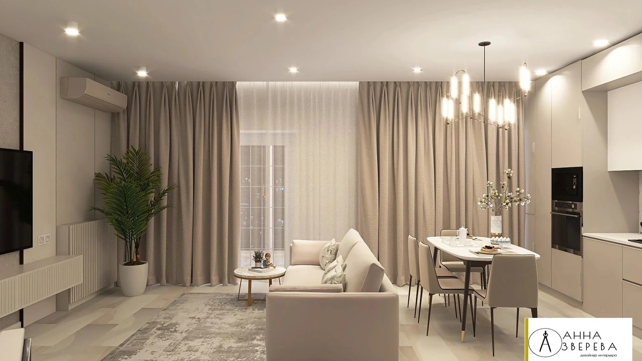 Кухня-гостиная