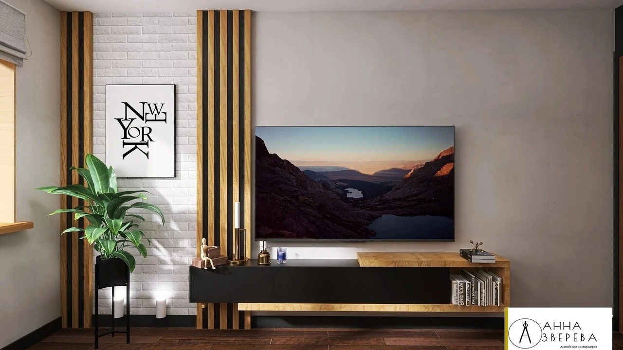 Спальня в темных оттенках