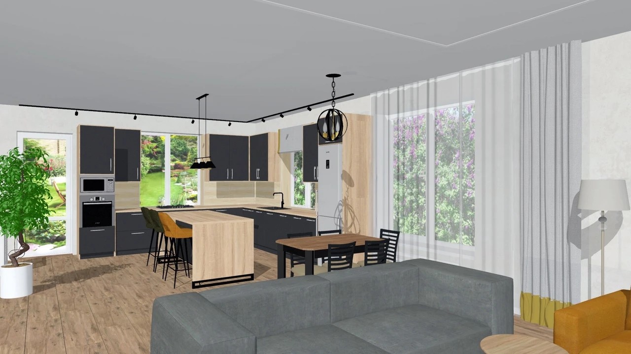 Проект загородного дома. Площадью 150 кв.м.