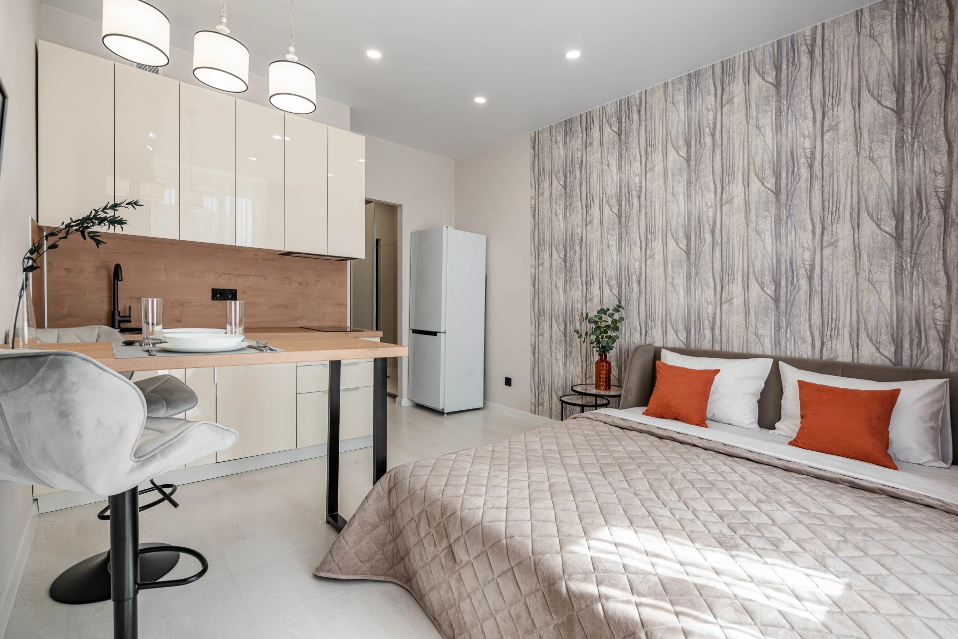 ЖК Европейский парк, студия для молодой девушки