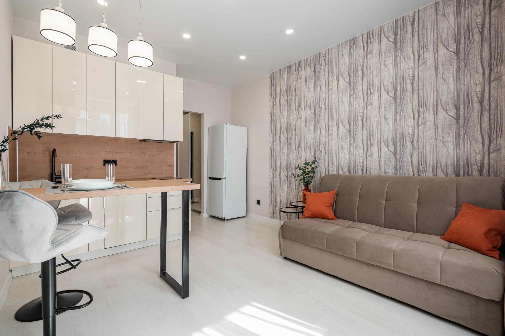 ЖК Европейский парк, студия для молодой девушки