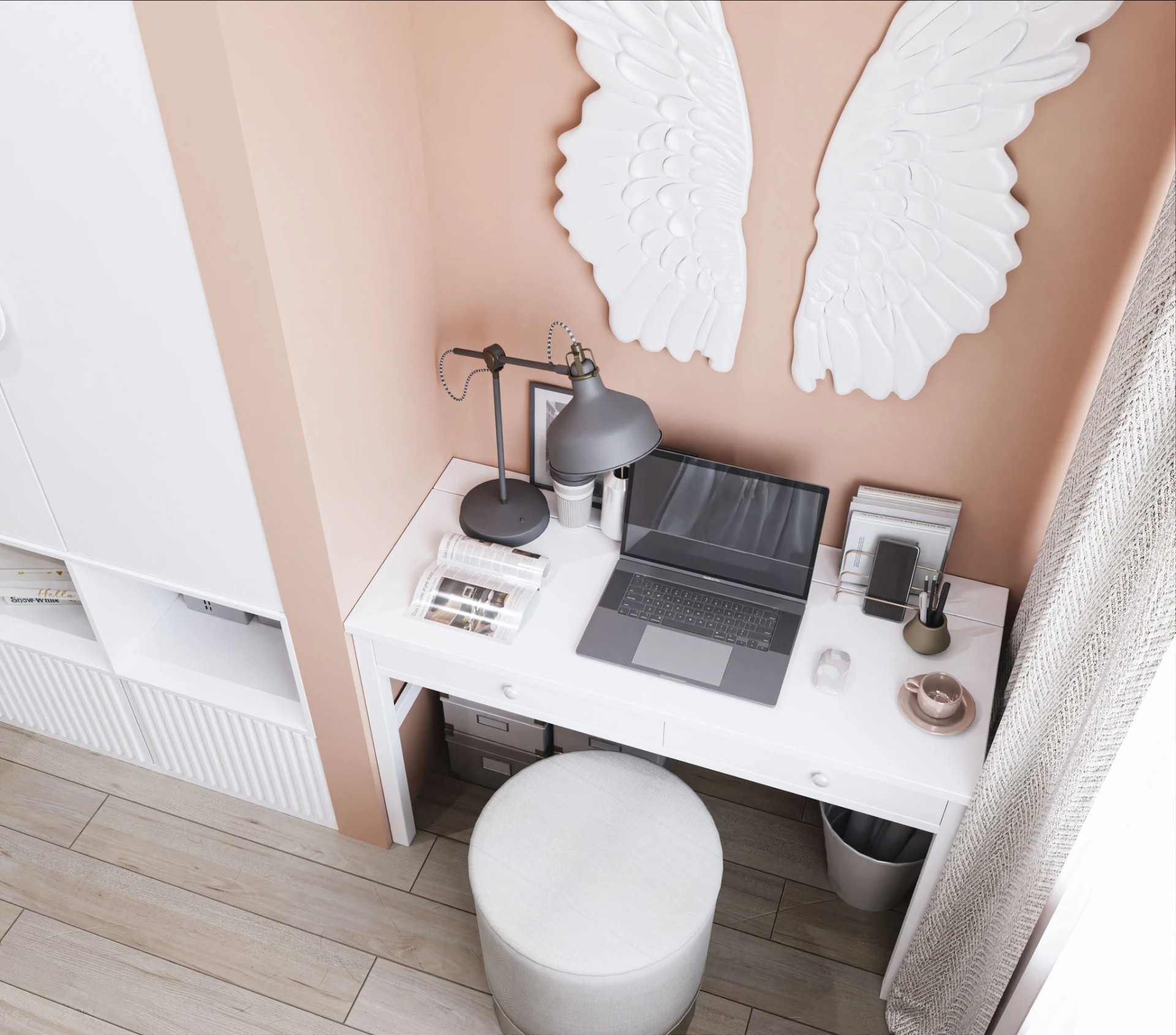 Дизайн интерьера комнаты для девочки