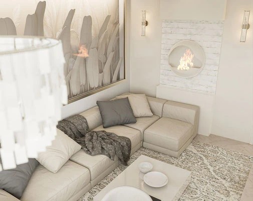 Квартира для девушки, 80 м2