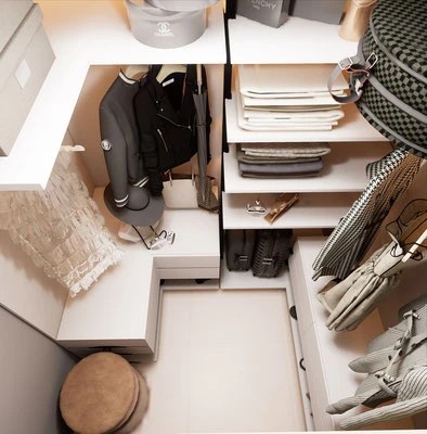 Дизайн квартиры-студии 40 м2. Молодежная