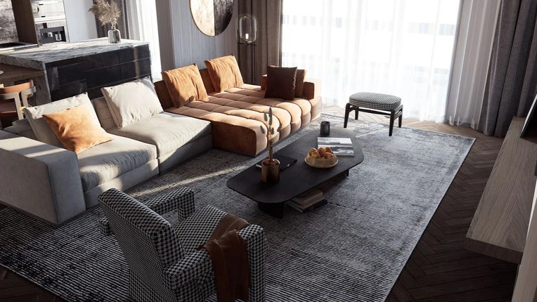 Дизайн интерьера квартиры ЖК ВТБ Арена парк