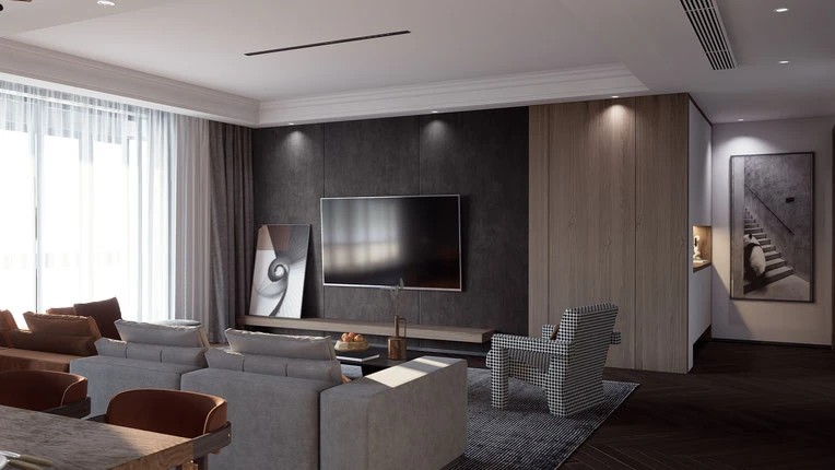 Дизайн интерьера квартиры ЖК ВТБ Арена парк