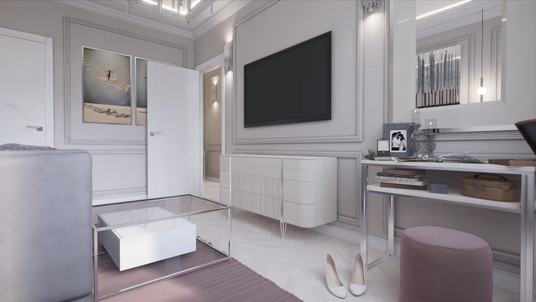 Дизайн интерьера квартиры 40 м2 Красногорск