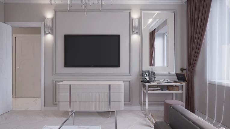 Дизайн интерьера квартиры 40 м2 Красногорск