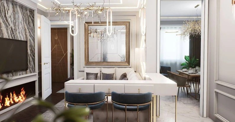 Дизайн интерьера квартиры в Анапе