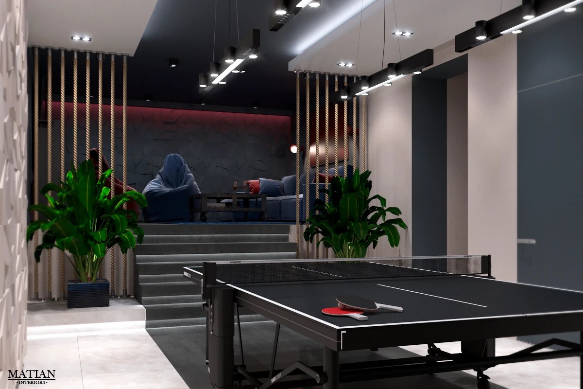 Цокольный этаж коттеджа в Стрельне