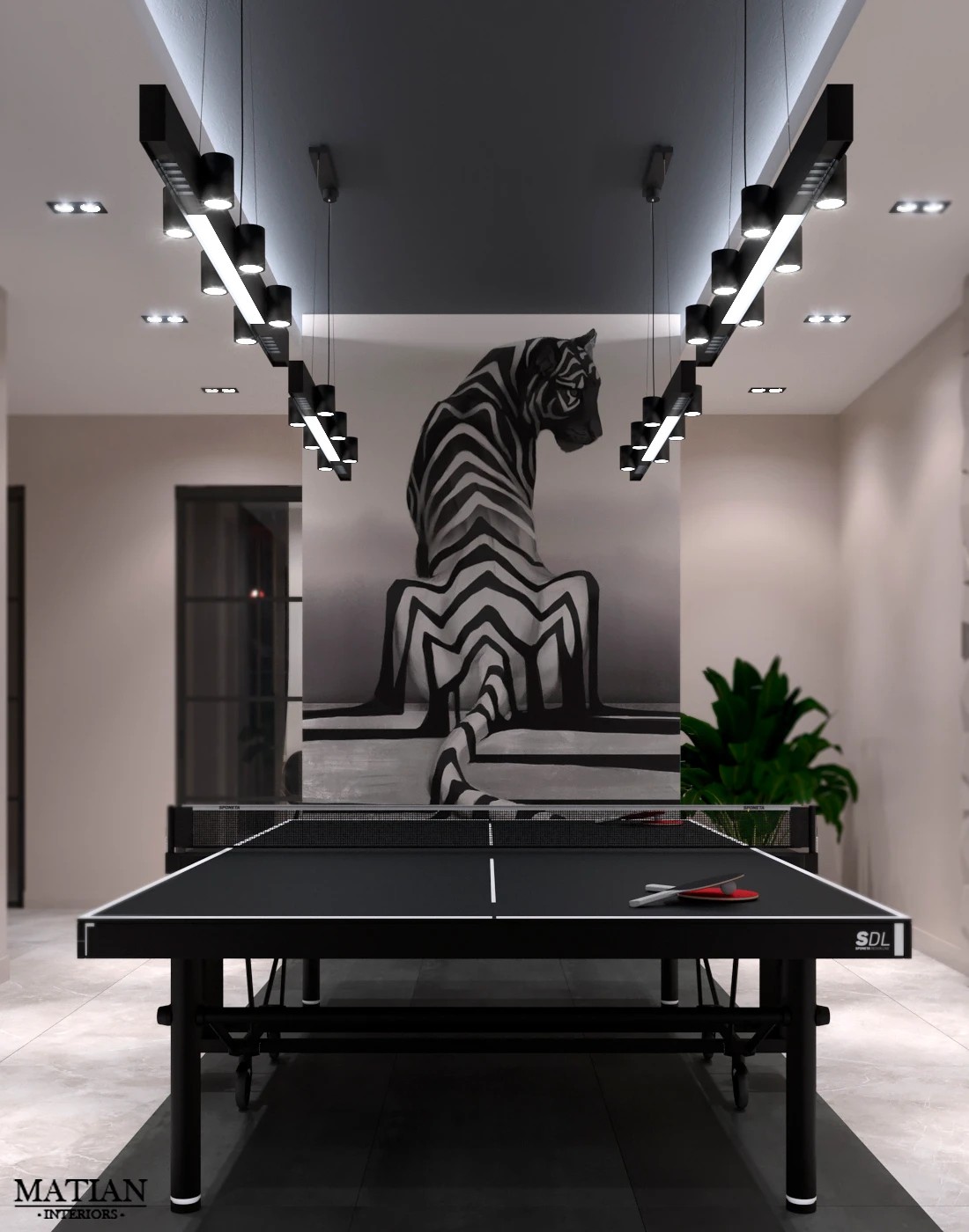 Цокольный этаж коттеджа в Стрельне