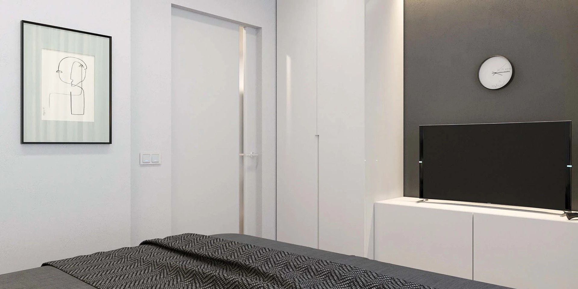 Дизайн-проект интерьера квартиры в Минске для сдачи в аренду