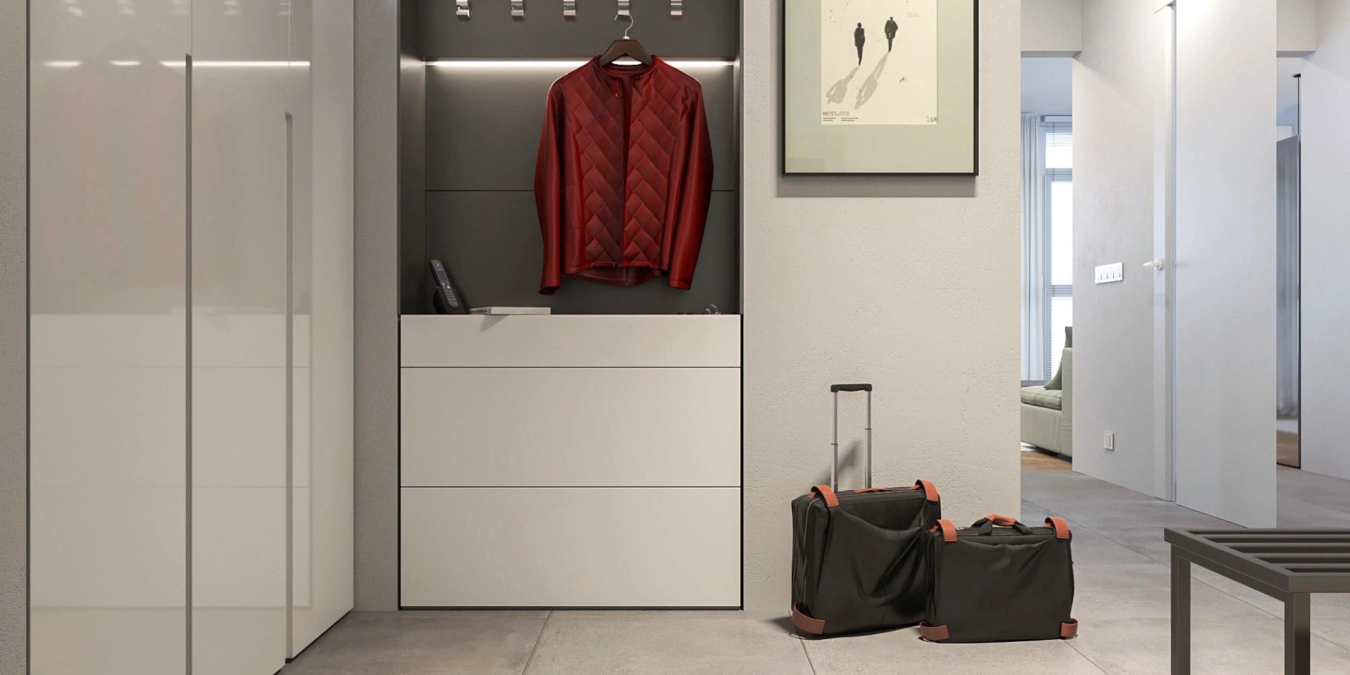 Дизайн-проект интерьера квартиры в Минске для сдачи в аренду