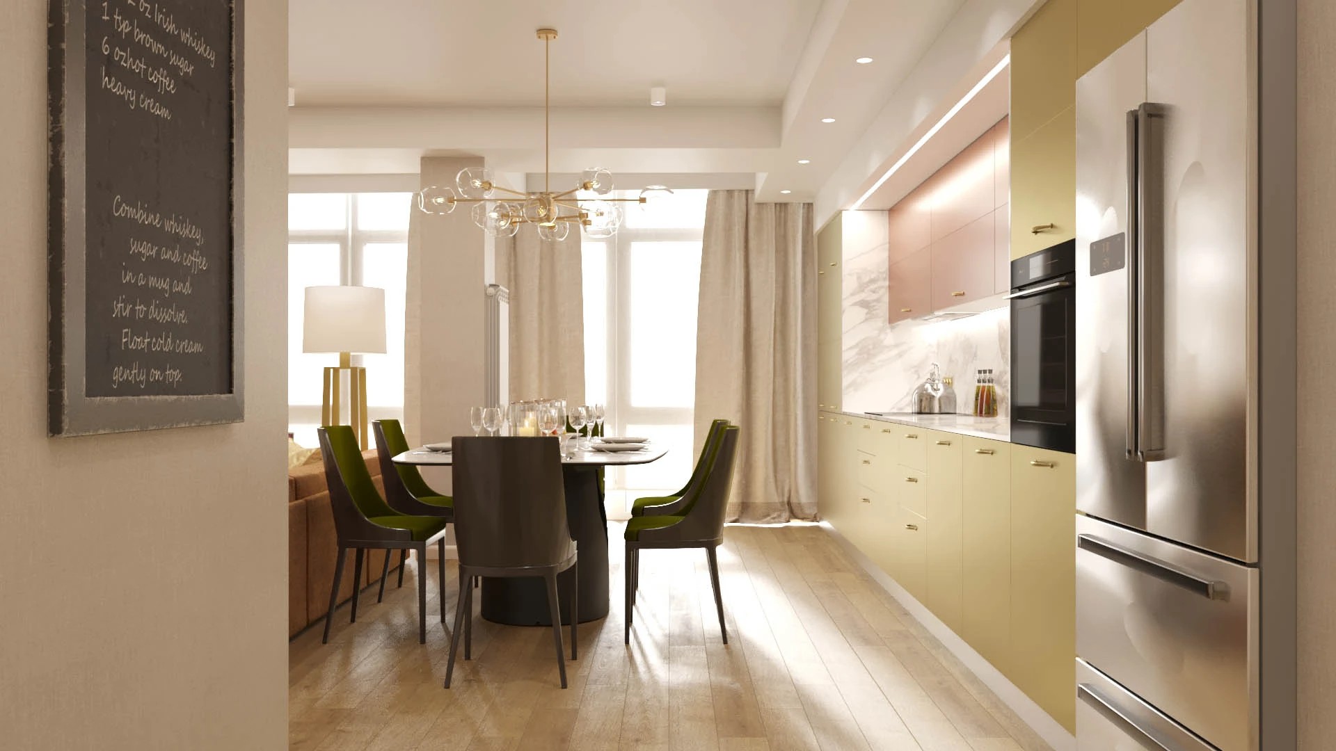 Дизайн-проект квартиры ЖК VOGUE Минск