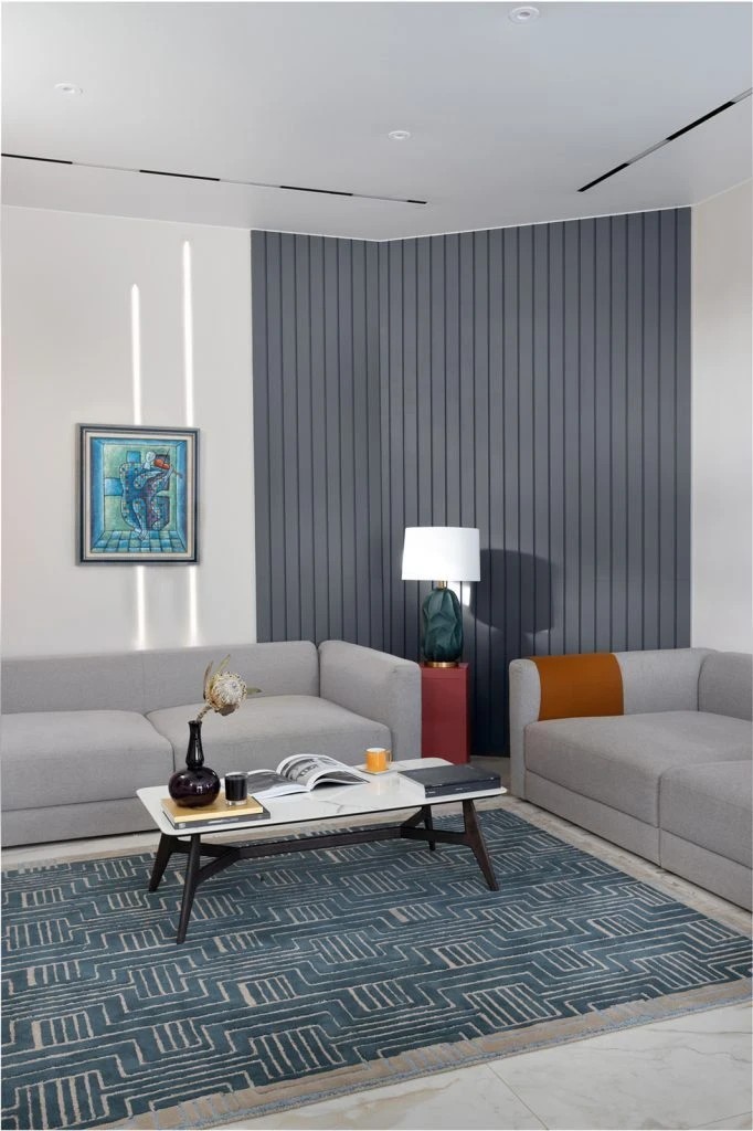 Элегантный интерьер загородного дома для молодой семьи.