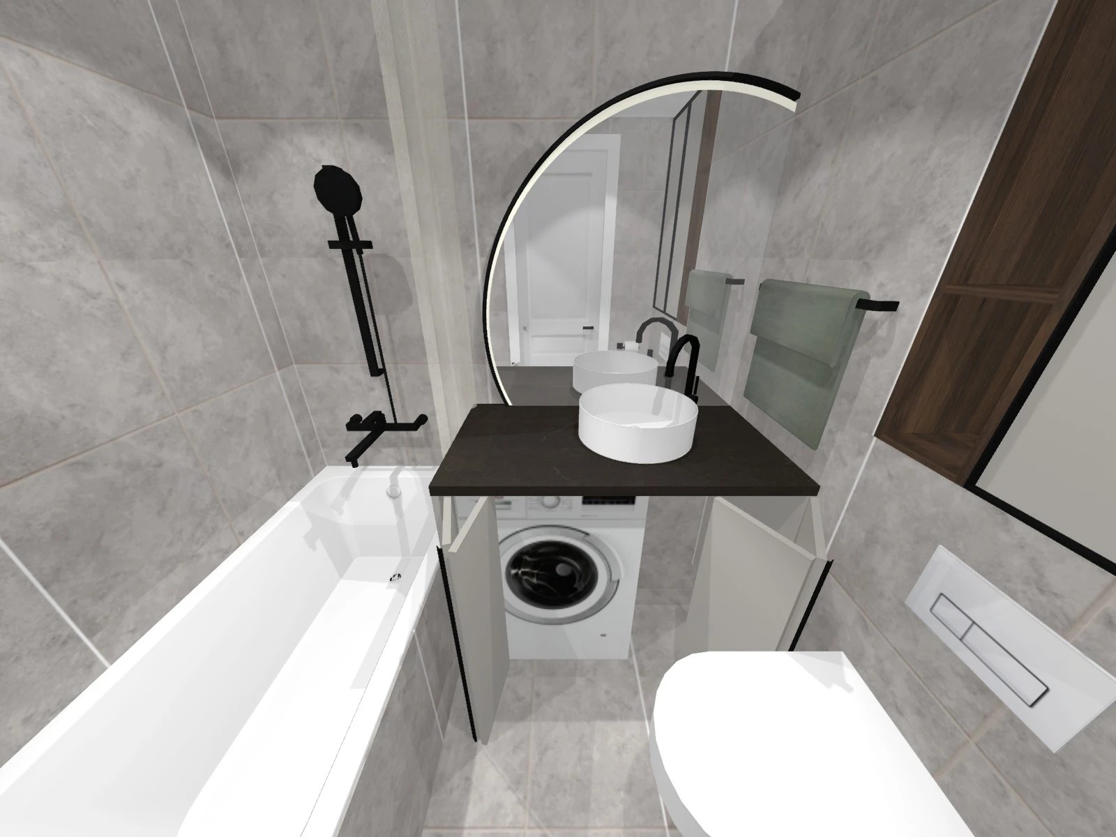 Санузел в хрущёвке