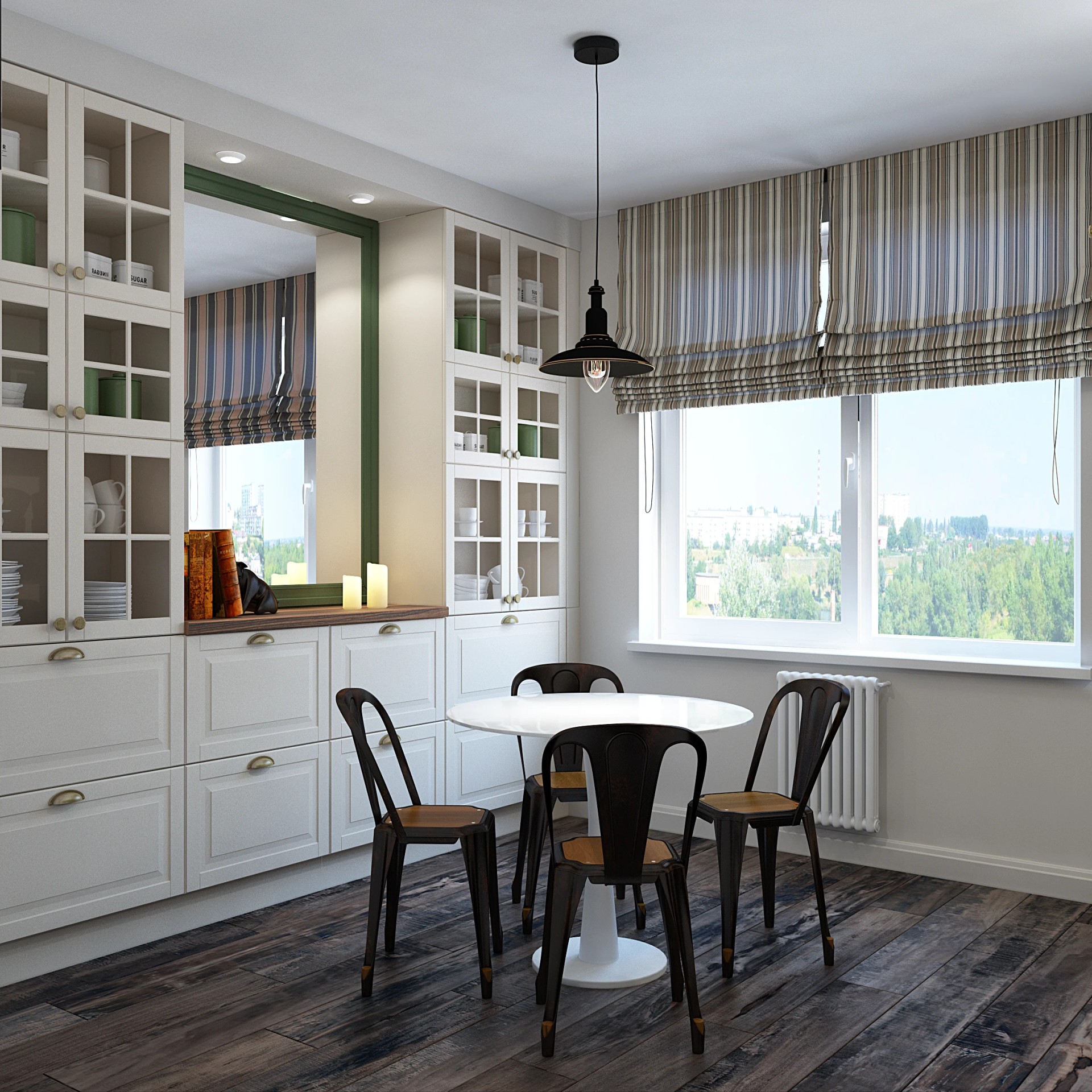 Серия кухонь для проектов в Москве