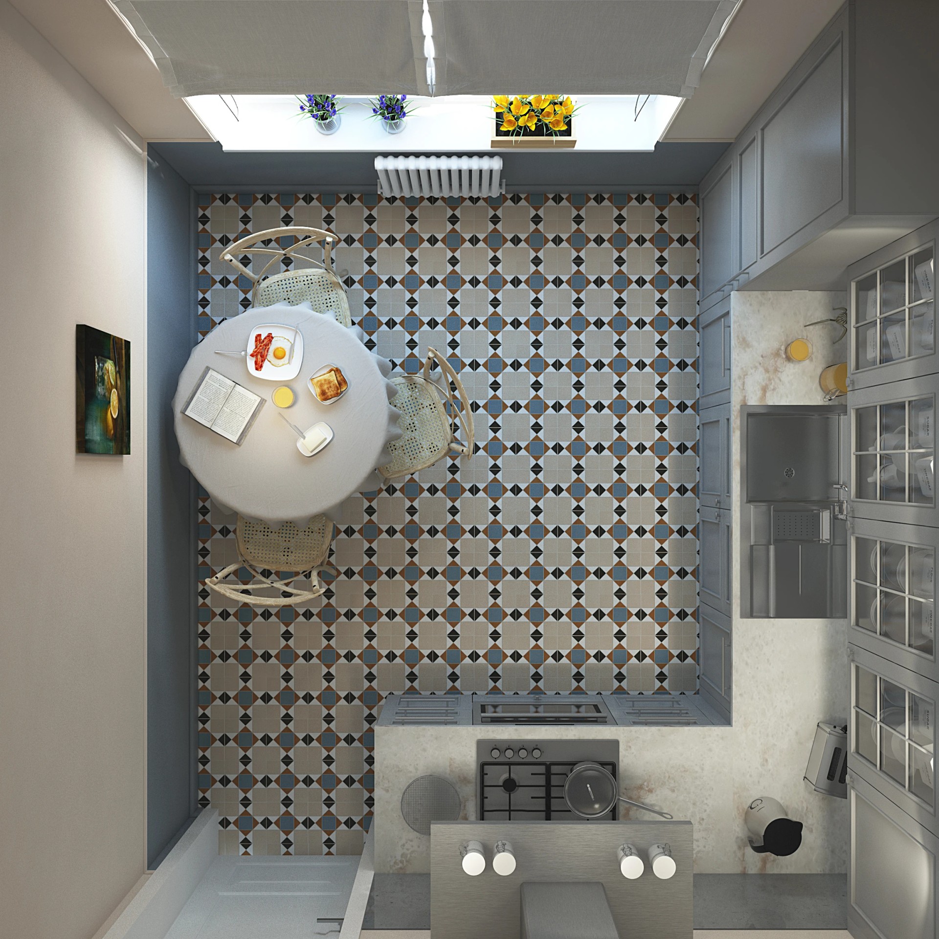 Серия кухонь для проектов в Москве