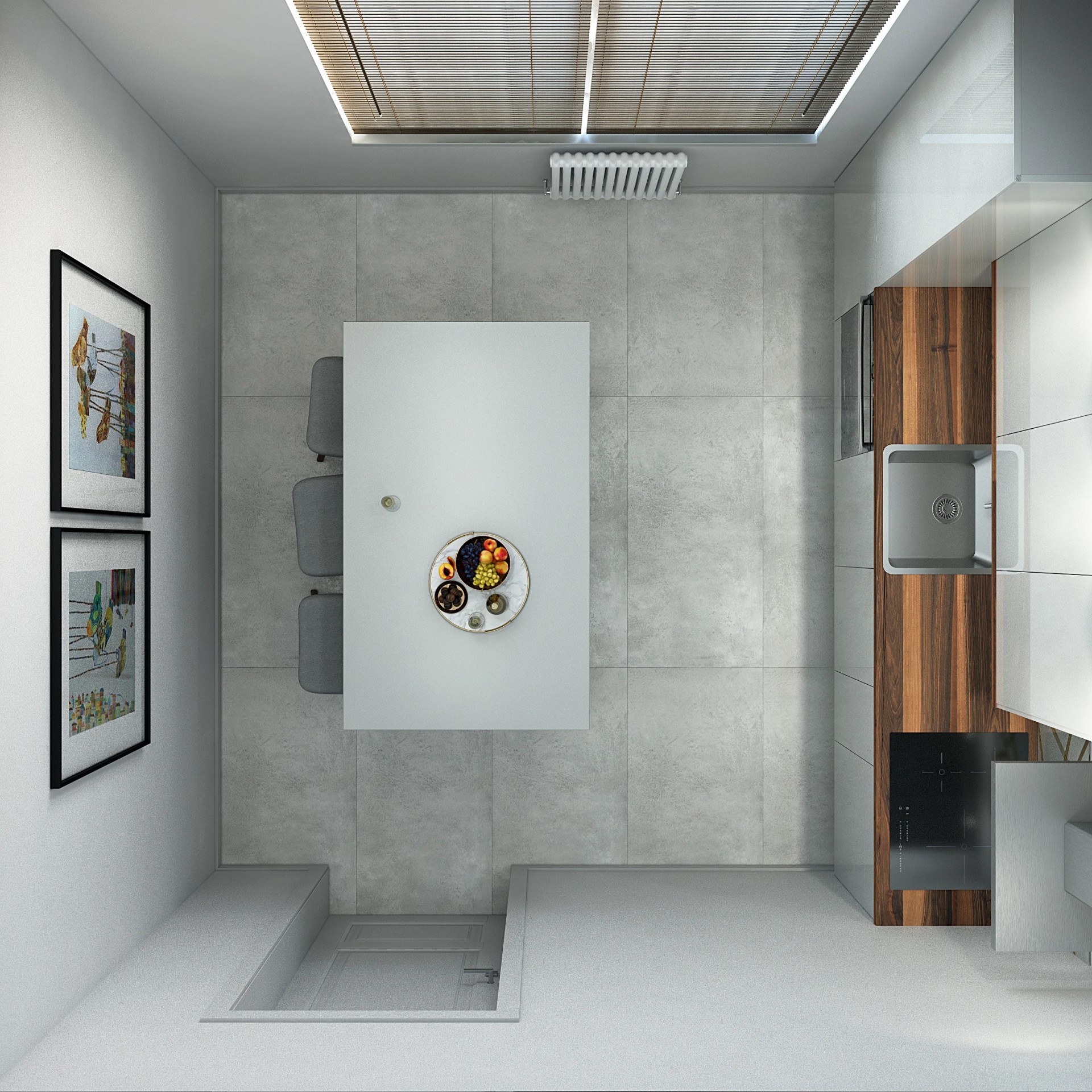 Серия кухонь для проектов в Москве