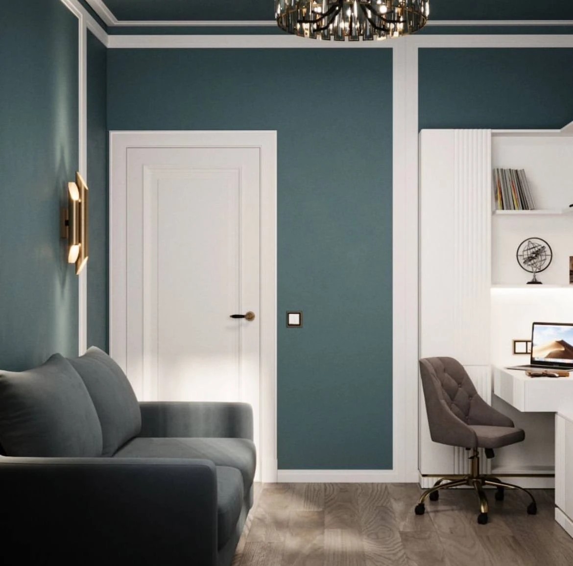 Дизайн проект гостиной