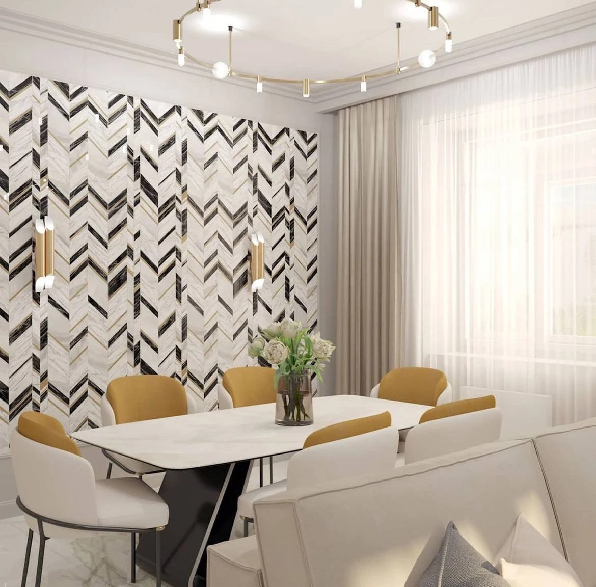 Дизайн проект гостиной