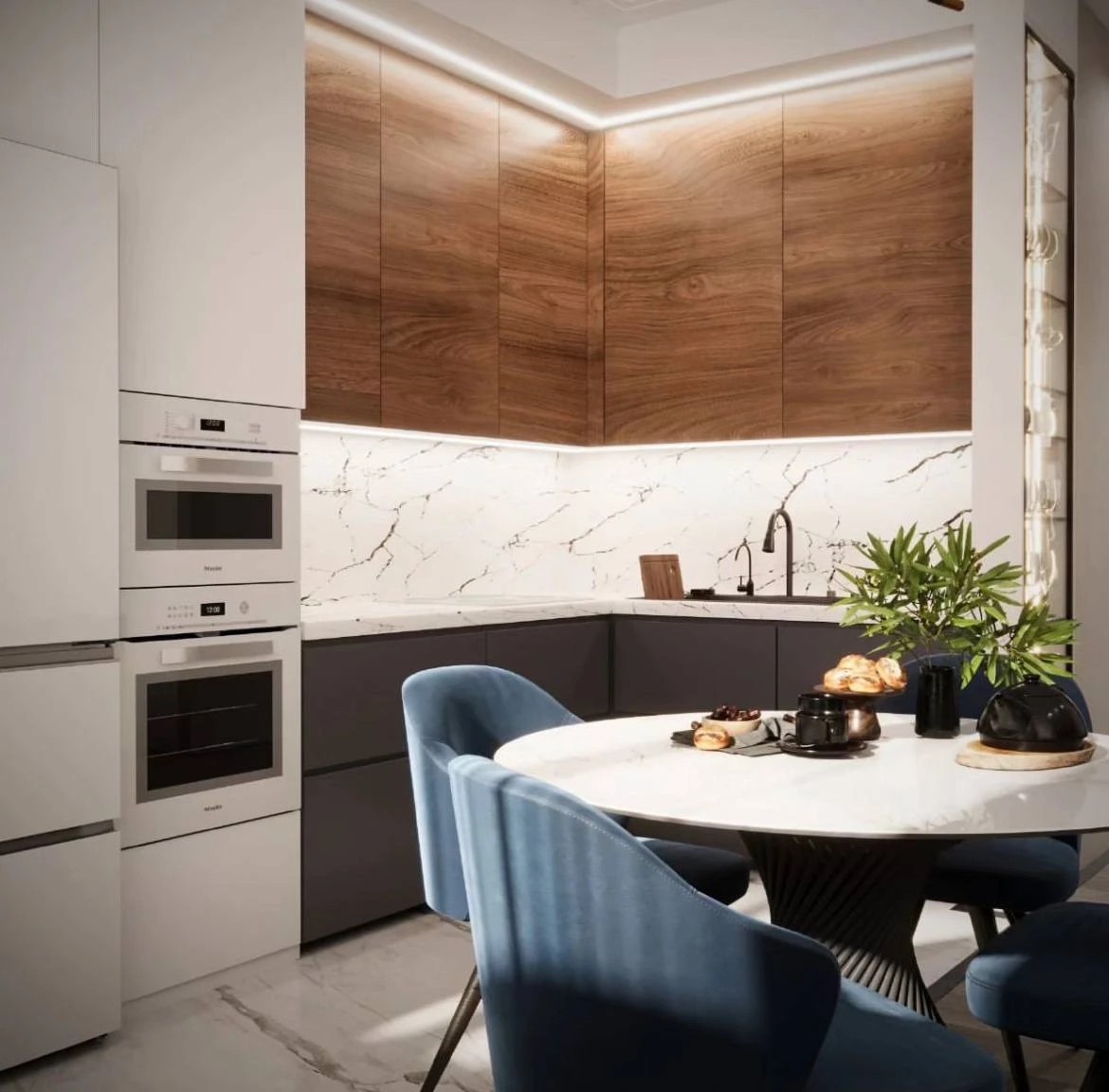 Дизайн Кухни гостиной