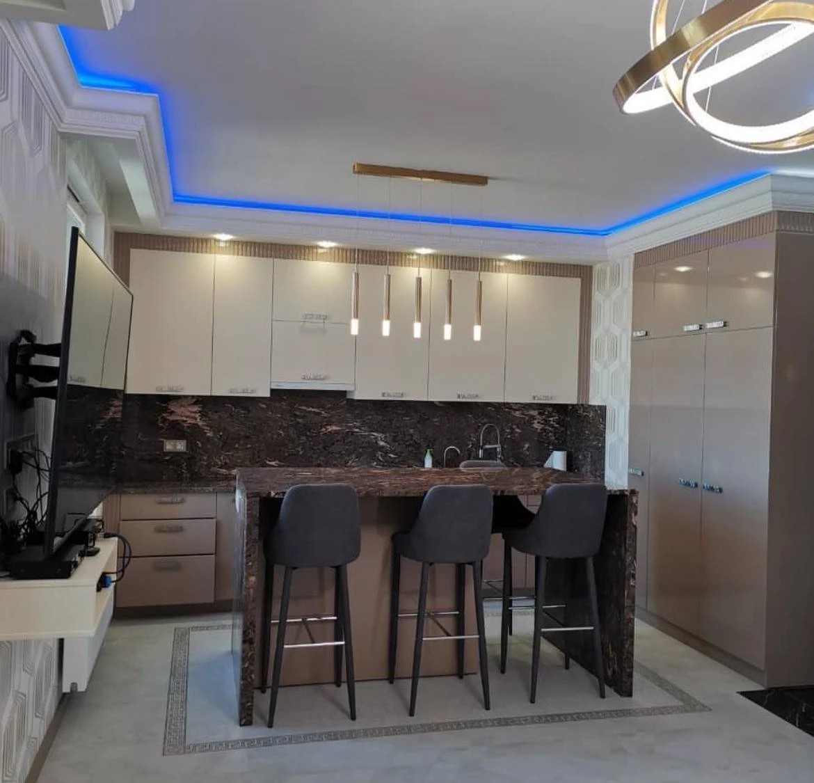 Дизайн Кухни гостиной