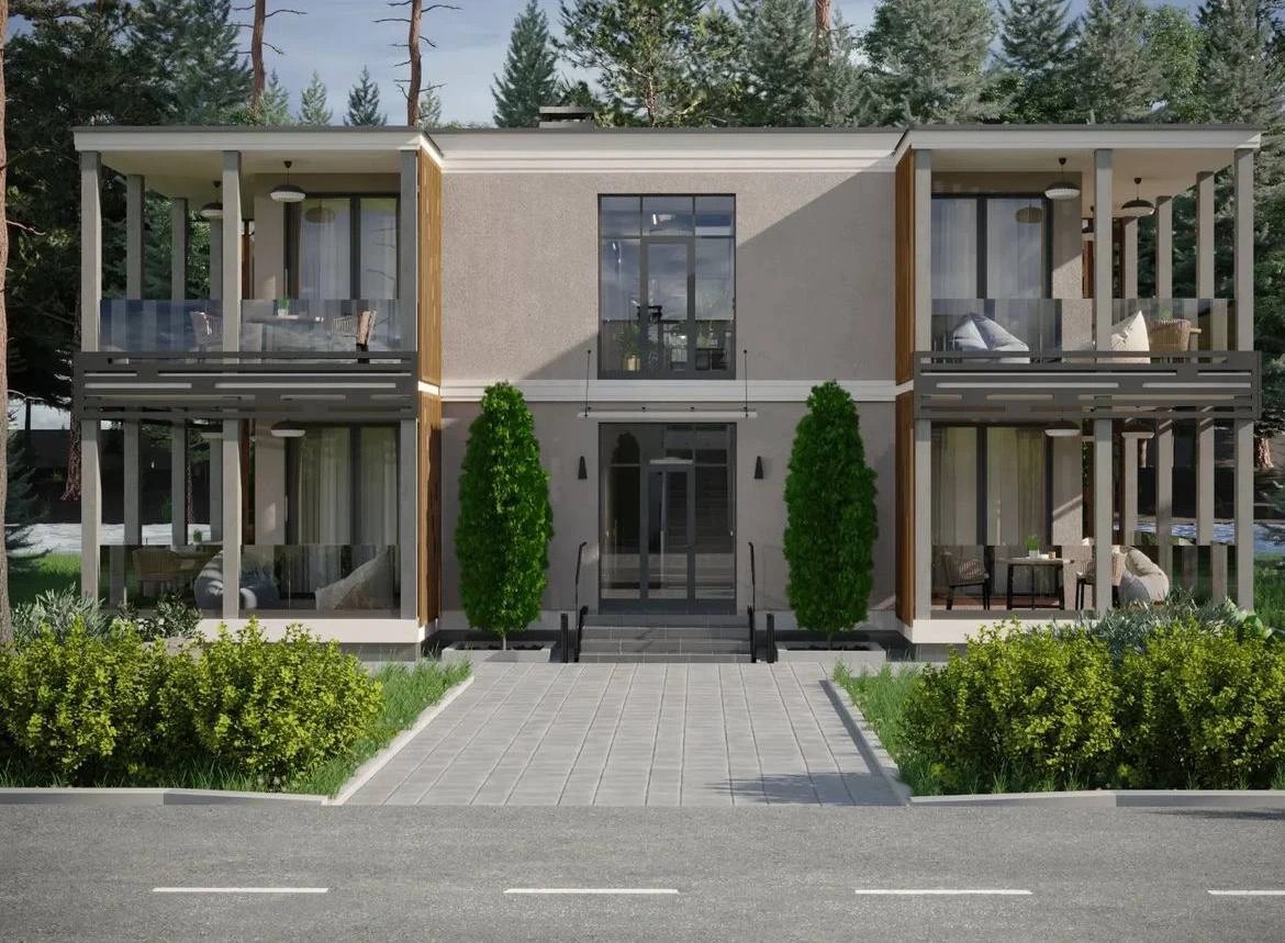 Дизайн гостиницы, фасада и интерьера