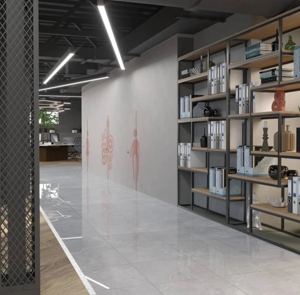 Дизайн Open Space в стиле лофт