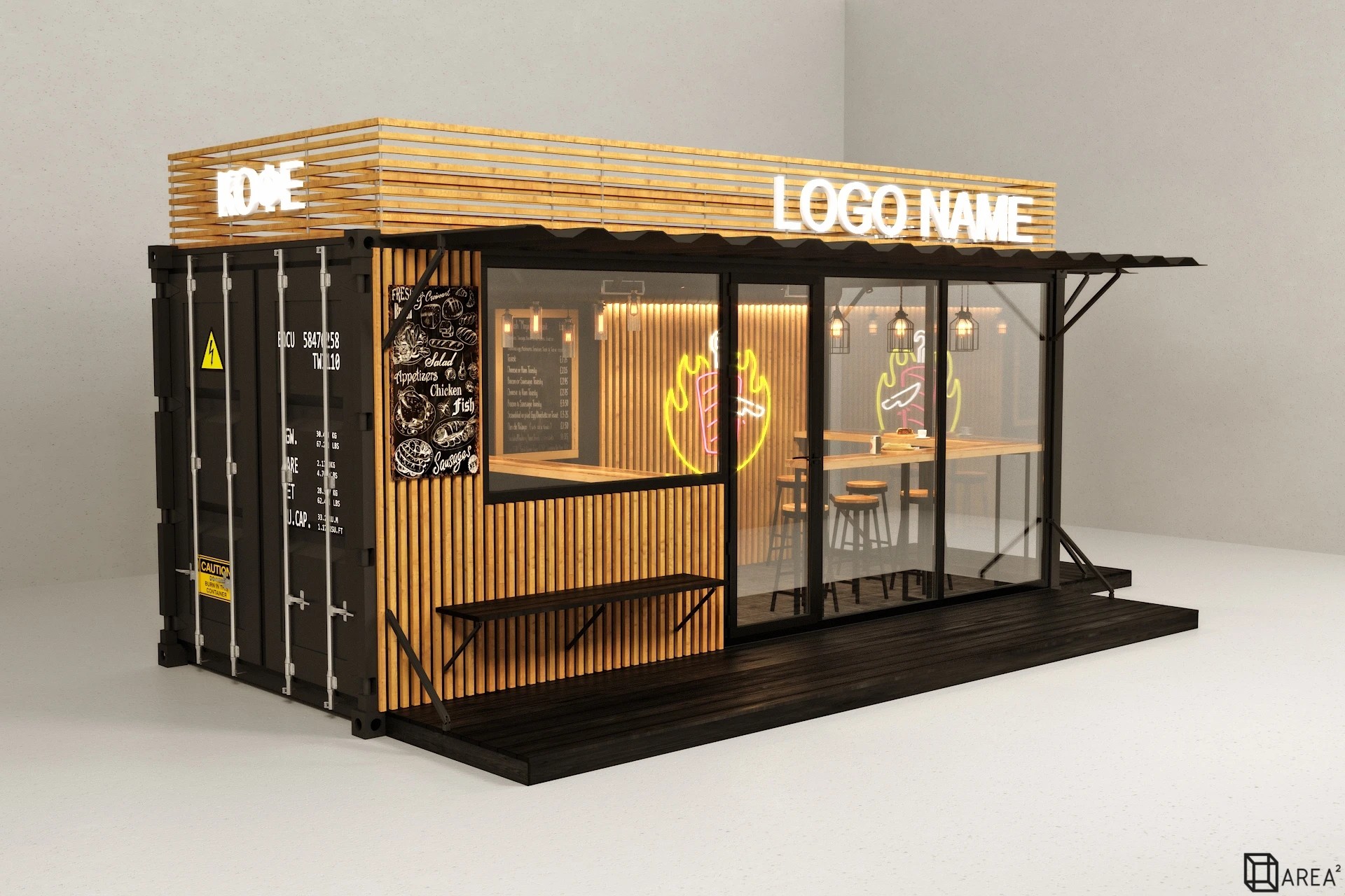 КАФЕ В МОРСКОМ КОНТЕЙНЕРЕ