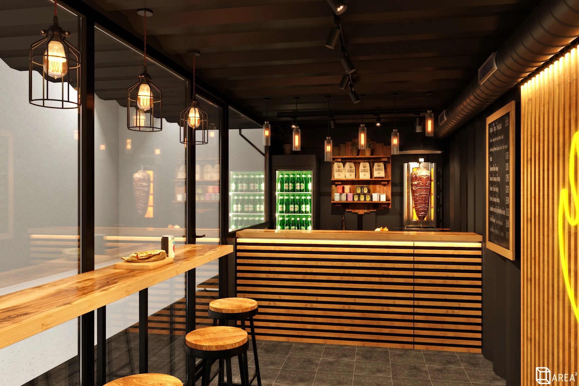 КАФЕ В МОРСКОМ КОНТЕЙНЕРЕ