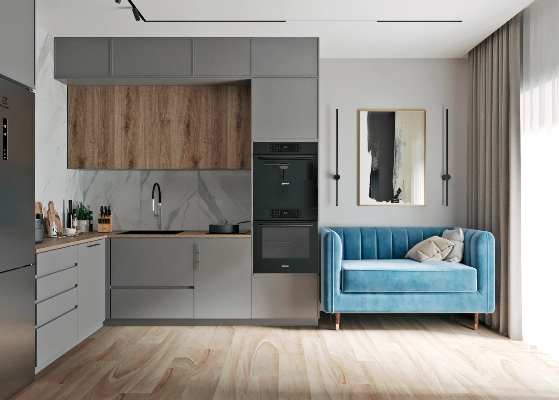 Евро-трёшка с лоджией в г. Санкт-Петербург