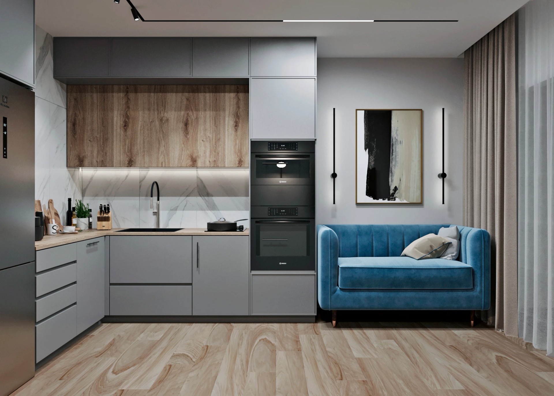 Евро-трёшка с лоджией в г. Санкт-Петербург