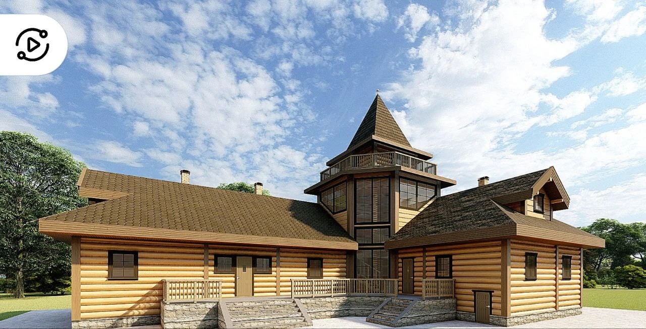 Частный дом на берегу Белого  моря.