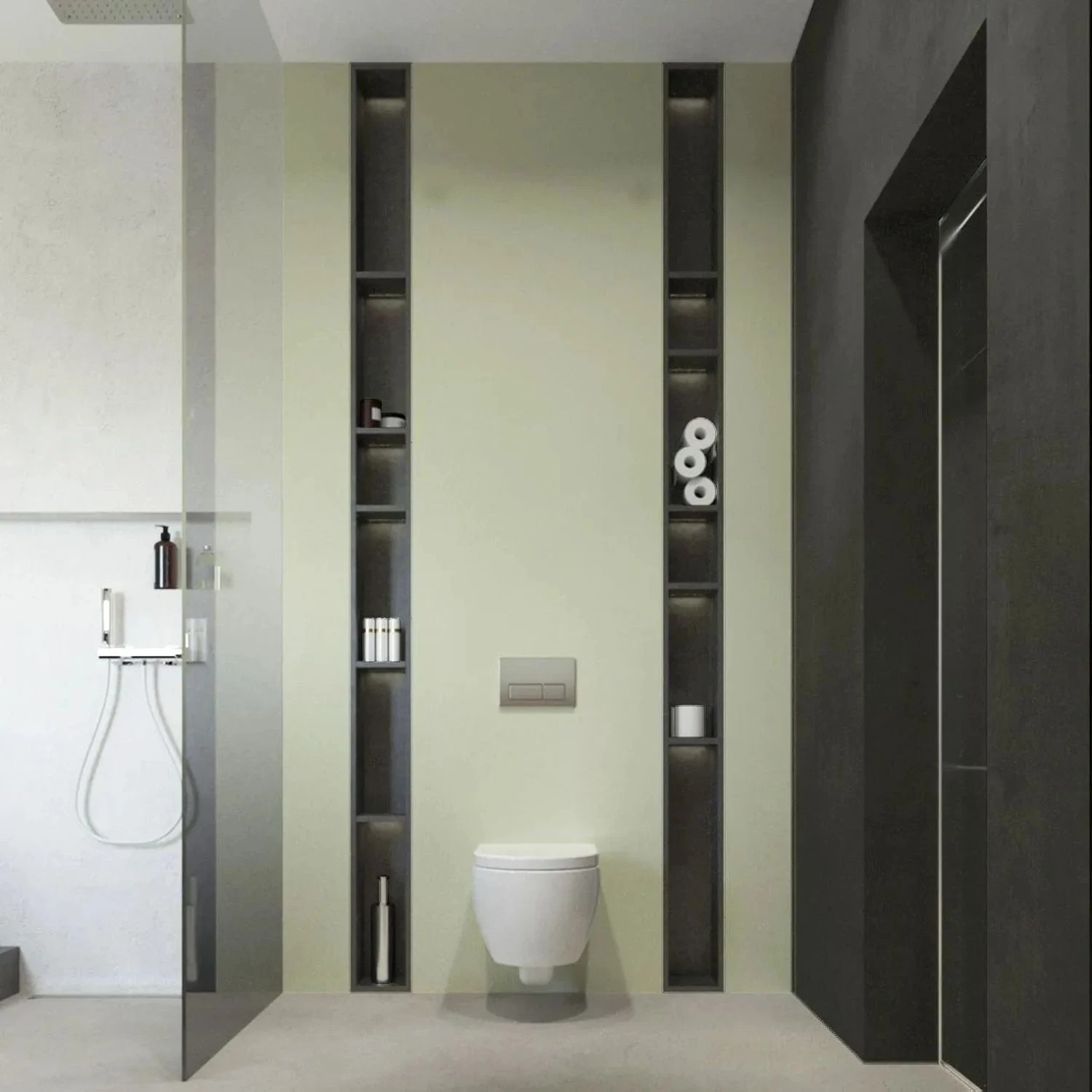 Дизайн интерьера ванной комнаты, г. Красноярск